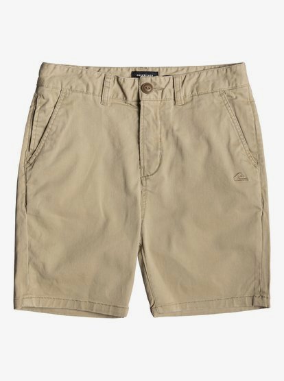 Krandy Chino Short Voor Jongens 8 16 Brown Quiksilver quiksilver kopen in de aanbieding