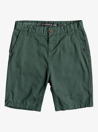 Everyday Chino Short Voor Jongens 8 16 Green Quiksilver quiksilver kopen in de aanbieding