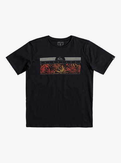 The Jungle T Shirt Voor Jongens 8 16 Black Quiksilver quiksilver kopen in de aanbieding