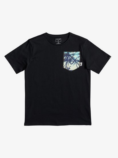 Byron Boogie T Shirt Voor Jongens 8 16 Black Quiksilver quiksilver kopen in de aanbieding