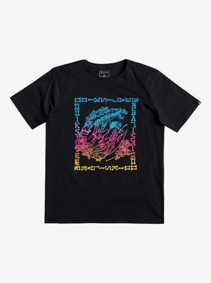 Soul Arch T Shirt Voor Jongens 8 16 Black Quiksilver quiksilver kopen in de aanbieding