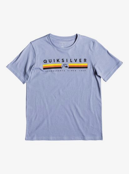 Get Bizzy T Shirt Voor Jongens 8 16 Blue Quiksilver quiksilver kopen in de aanbieding