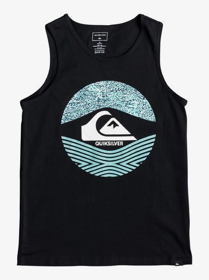 Stamped Tanktop Voor Jongens 8 16 Black Quiksilver quiksilver kopen in de aanbieding