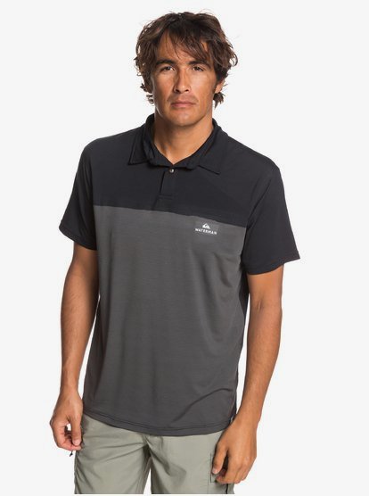 Waterman Paddle Runner Poloshirt Met Korte Mouwen En Upf 30 Voor Heren Black Quiksilver quiksilver kopen in de aanbieding Waterman Paddle Runner Poloshirt Met Korte Mouwen En Upf 30 Voor Heren Black Quiksilver quiksilver kopen in de aanbieding