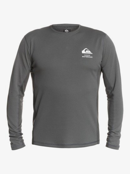 Waterman Bamboo Check - Long Sleeve UPF 50 Surf T-Shirt for Men  EQMWR03083