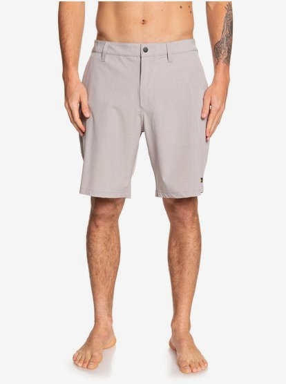 Waterman Backwater 20 Amfibische Boardshort Voor Heren Gray Quiksilver quiksilver kopen in de aanbieding