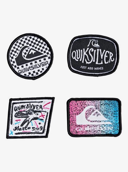 Patch Pack Geborduurde Patches Black Quiksilver quiksilver kopen in de aanbieding Patch Pack Geborduurde Patches Black Quiksilver quiksilver kopen in de aanbieding