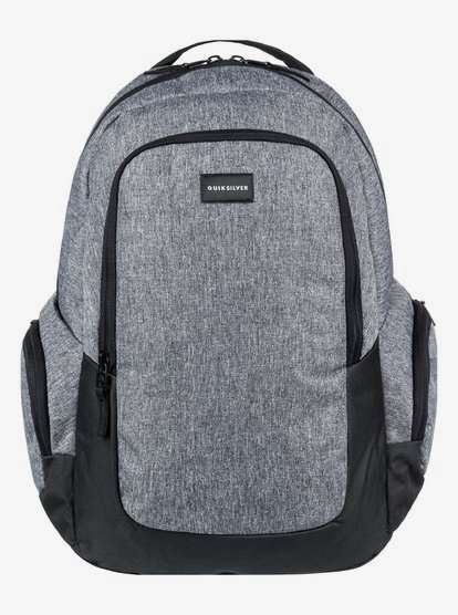 Schoolie 25L Medium Rugzak Voor Heren Gray Quiksilver quiksilver kopen in de aanbieding