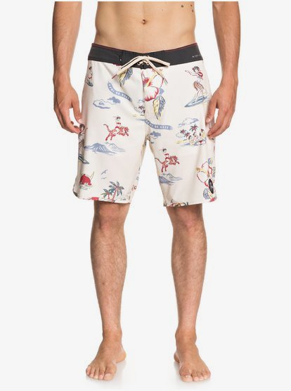 Highline Zen Scallop 19 Boardshorts Voor Heren White Quiksilver quiksilver kopen in de aanbieding Highline Zen Scallop 19 Boardshorts Voor Heren White Quiksilver quiksilver kopen in de aanbieding