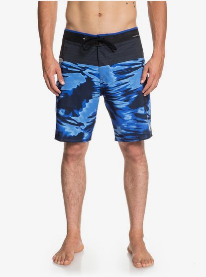 quiksilver, Бордшорты Highline Blackout 19", ELECTRIC ROYAL (prm0) 0 Бордшорты Highline Blackout 19" Фиолетовый EQYBS04075 Quiksilver