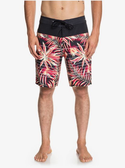 Highline Drained Out 19 Boardshort Voor Heren Black Quiksilver quiksilver kopen in de aanbieding
