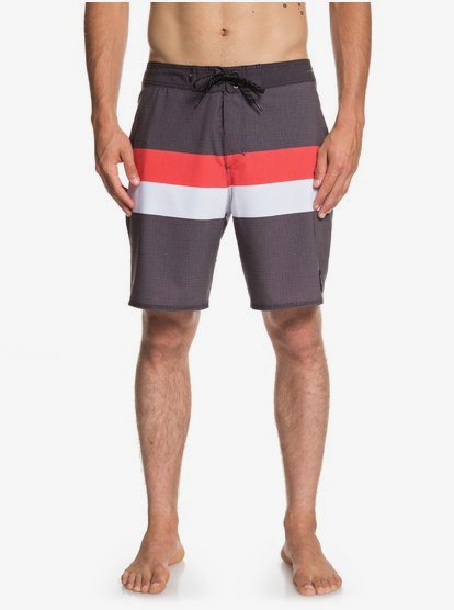 Highline Seasons 18 Boardshort Voor Heren Black Quiksilver quiksilver kopen in de aanbieding