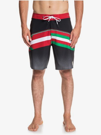 Highline Local 19 Boardshort Voor Heren Black Quiksilver quiksilver kopen in de aanbieding