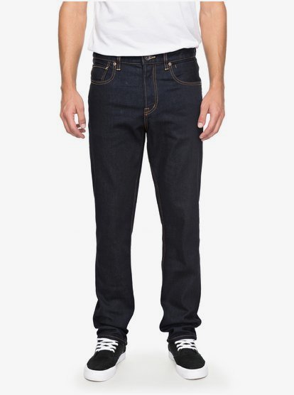 quiksilver, Прямые джинсы Revolver Rinse, RINSE (bsnw) 0 Прямые джинсы Revolver Rinse Синий EQYDP03364 Quiksilver