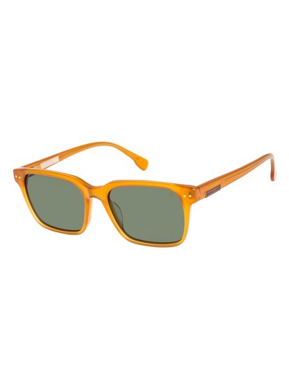 Bronxtown Polarised Zonnebril Voor Heren Brown Quiksilver quiksilver kopen in de aanbieding