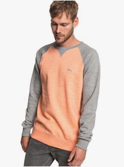 Everyday Sweater Voor Heren Orange Quiksilver quiksilver kopen in de aanbieding