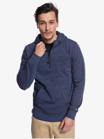 Yattemi Technische Hoodie Met Korte Rits Voor Heren Blue Quiksilver quiksilver kopen in de aanbieding Yattemi Technische Hoodie Met Korte Rits Voor Heren Blue Quiksilver quiksilver kopen in de aanbieding