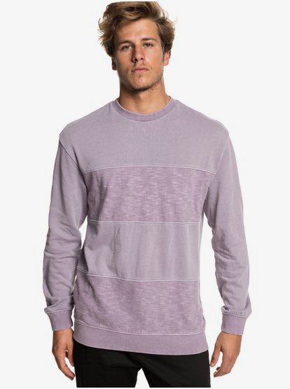 quiksilver, Свитшот Bankstown Blues, PURPLE ASH (skw0) 0 Свитшот Bankstown Blues Серый EQYFT03937 Quiksilver