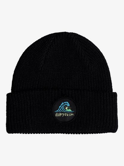 Performed Patch Muts Voor Heren Black Quiksilver quiksilver kopen in de aanbieding