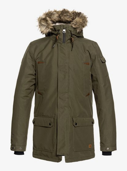 quiksilver, Парка Ferris, GRAPE LEAF (cre0) 0 Парка Ferris Коричневый EQYJK03408 Quiksilver