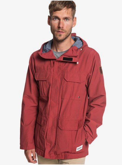 quiksilver, Куртка Fresh Evidence, BRICK RED (rqn0) 0 Куртка Fresh Evidence Красный EQYJK03470 Quiksilver