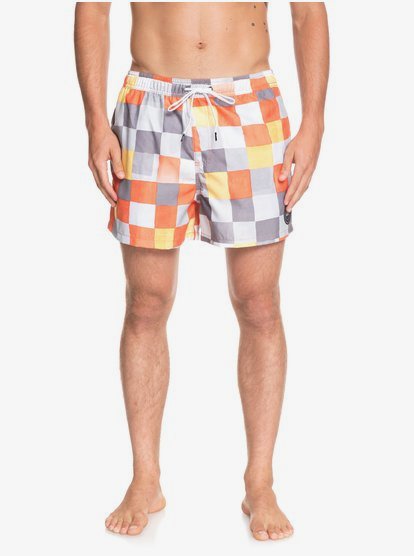 Resin Check 15 Zwembroek Voor Heren Orange Quiksilver quiksilver kopen in de aanbieding