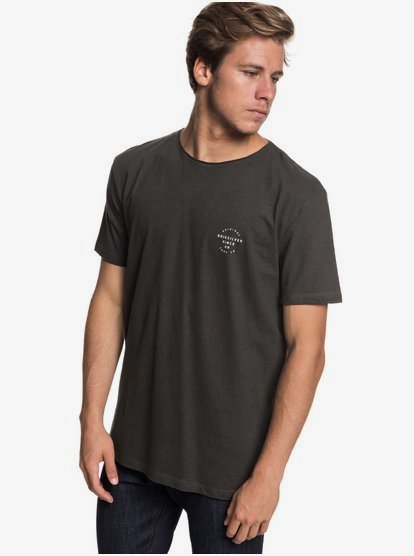 Stage Gaze T Shirt Voor Heren Black Quiksilver quiksilver kopen in de aanbieding