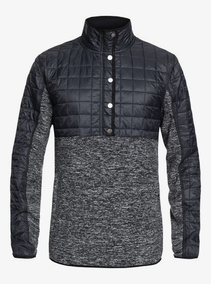 Butter Hybrid Technische Fleece Voor Heren Black Quiksilver quiksilver kopen in de aanbieding Butter Hybrid Technische Fleece Voor Heren Black Quiksilver quiksilver kopen in de aanbieding