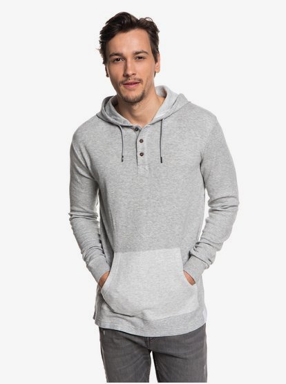 Hakone Spring Hoodie Voor Heren Gray Quiksilver quiksilver kopen in de aanbieding