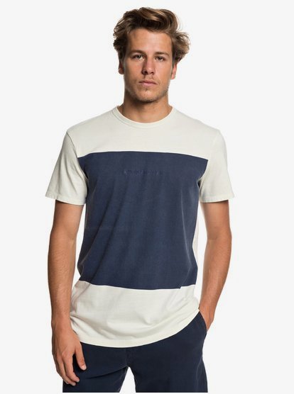 Vida Voice T Shirt Voor Heren Blue Quiksilver quiksilver kopen in de aanbieding