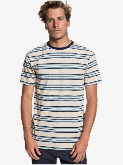 Bim Slaka T Shirt Voor Heren Blue Quiksilver quiksilver kopen in de aanbieding