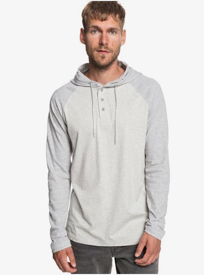 Zerospective Top Met Lange Mouwen En Capuchon Voor Heren Gray Quiksilver quiksilver kopen in de aanbieding Zerospective Top Met Lange Mouwen En Capuchon Voor Heren Gray Quiksilver quiksilver kopen in de aanbieding