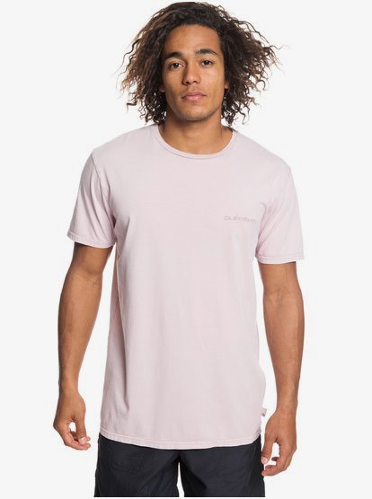 Originals T Shirt Voor Heren Pink Quiksilver quiksilver kopen in de aanbieding