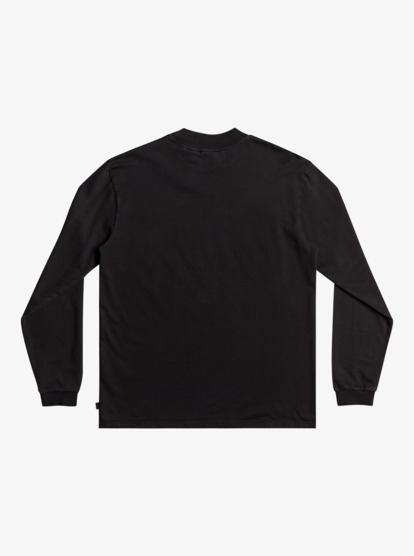 Mens black long sleeve hotsell crew neck t shirt