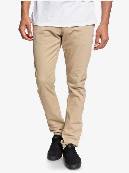 quiksilver, Брюки-чинос Krandy, PLAGE (ckk0) 0 Брюки-чинос Krandy Коричневый EQYNP03149 Quiksilver
