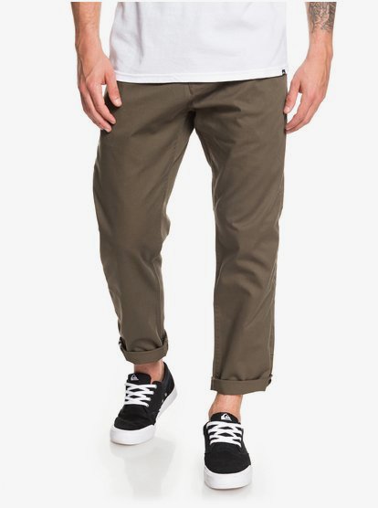 Disaray Chino Voor Heren Brown Quiksilver quiksilver kopen in de aanbieding