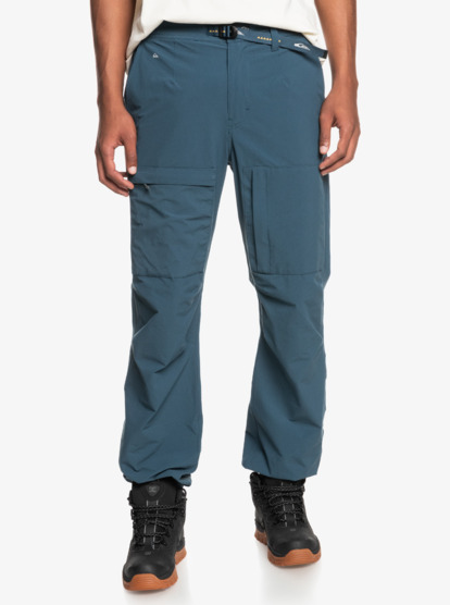 Buy GAS Black Mens Slim Fit 6 Pocket Cargo Trousers | Shoppers Stop