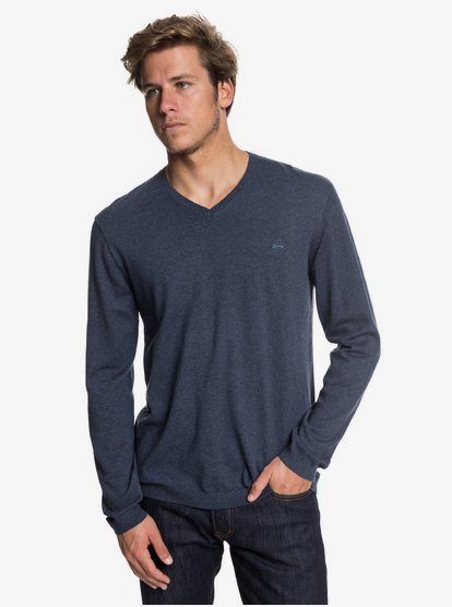 Everyday Kelvin Sweater Met V Hals Voor Heren Blue Quiksilver quiksilver kopen in de aanbieding Everyday Kelvin Sweater Met V Hals Voor Heren Blue Quiksilver quiksilver kopen in de aanbieding