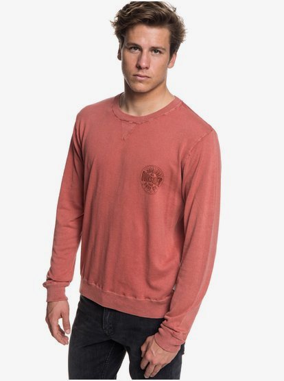 Miyako Reef Trui Voor Heren Red Quiksilver quiksilver kopen in de aanbieding