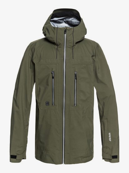 Mamatus 3L Gore Tex Shell Snowboardjack Voor Heren Brown Quiksilver quiksilver kopen in de aanbieding Mamatus 3L Gore Tex Shell Snowboardjack Voor Heren Brown Quiksilver quiksilver kopen in de aanbieding