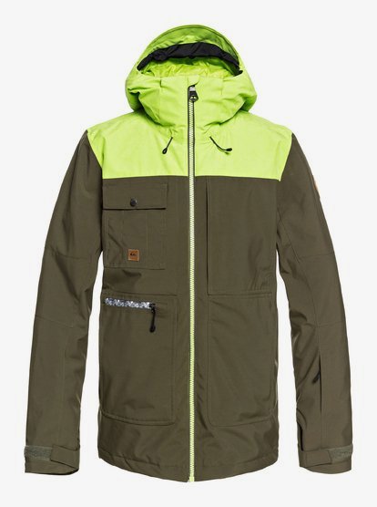 quiksilver, Сноубордическая куртка Arrow Wood, GRAPE LEAF (cre0) 0 Сноубордическая куртка Arrow Wood Коричневый EQYTJ03191 Quiksilver