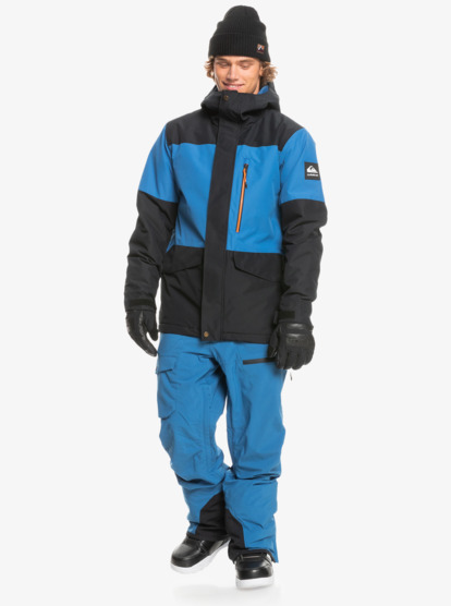 Quiksilver mission hot sale block snowboard jacket