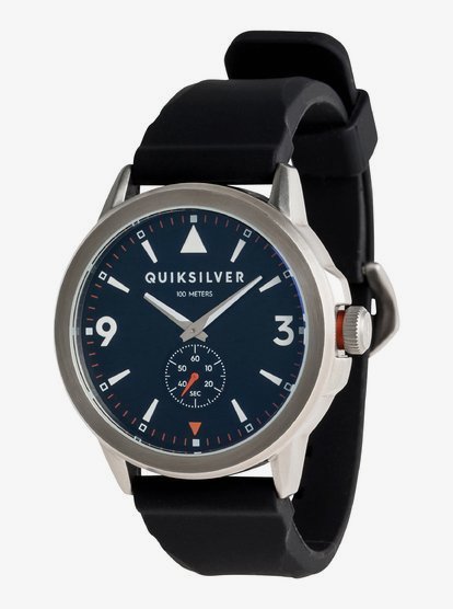 Kombat Silicone Analoog Horloge Voor Heren Blue Quiksilver quiksilver kopen in de aanbieding