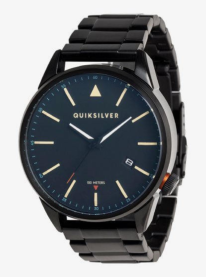 The Timebox Metal Analoog Horloge Voor Heren Black Quiksilver quiksilver kopen in de aanbieding