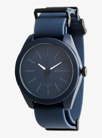 Furtiv Nato Silicone Analoog Horloge Voor Heren Blue Quiksilver quiksilver kopen in de aanbieding