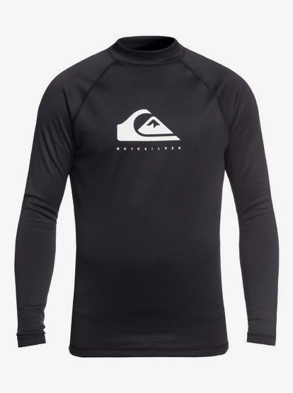 Heater Rash Vest Met Lange Mouwen En Upf 50 Voor Heren Black Quiksilver quiksilver kopen in de aanbieding