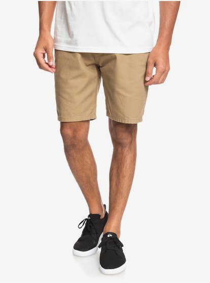 Gastelu Chino Short Voor Heren Brown Quiksilver quiksilver kopen in de aanbieding