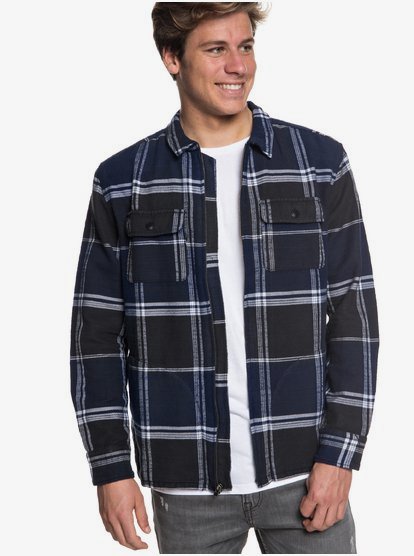Kanakura Longsleeve Shirt Voor Heren Black Quiksilver quiksilver kopen in de aanbieding
