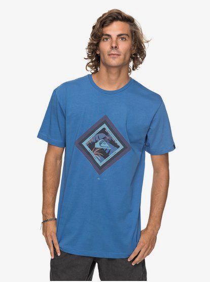 quiksilver, Футболка Classic Crimson Skyline, BRIGHT COBALT (bpc0) 0 Футболка Classic Crimson Skyline Синий EQYZT04781 Quiksilver