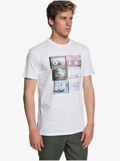Local Motive T Shirt Voor Heren White Quiksilver quiksilver kopen in de aanbieding